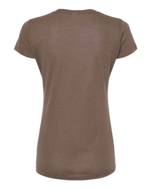 Women's Tri-Blend T-Shirt - Mocha Tri Blend Back