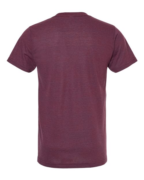 Men's Tri-Blend T-Shirt - Berry Tri Blend Back