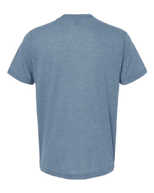 Men's Tri-Blend T-Shirt - Denim Tri Blend Back