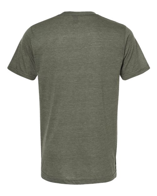 Men's Tri-Blend T-Shirt - Military Tri Blend Back
