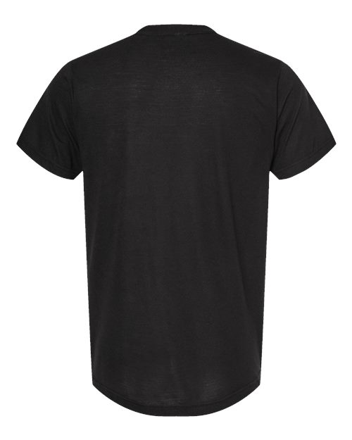 Men's Tri-Blend T-Shirt - Solid Black Tri Blend Back