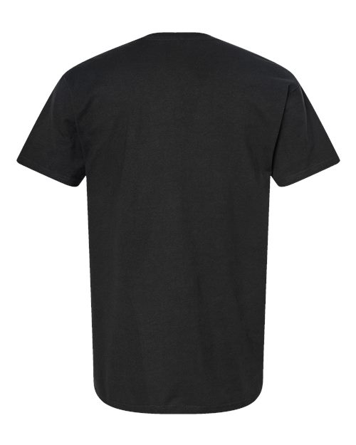Unisex Heavyweight Jersey T-Shirt - Black Back