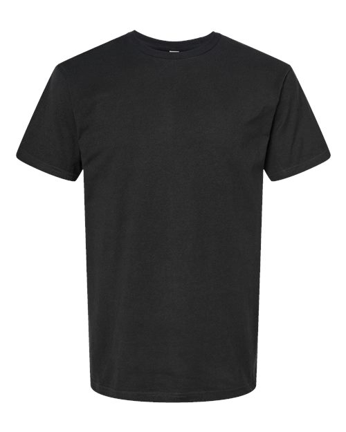 Unisex Heavyweight Jersey T-Shirt - Black Front