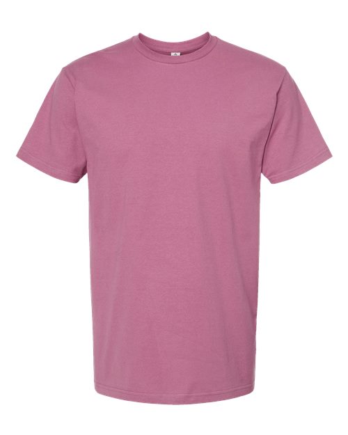 Unisex Heavyweight Jersey T-Shirt - Cassis Front