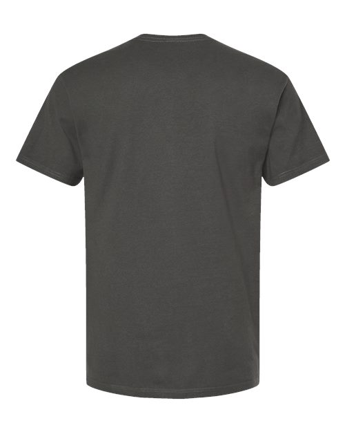 Unisex Heavyweight Jersey T-Shirt - Charcoal Back