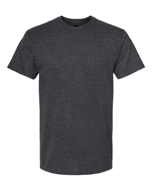 Unisex Heavyweight Jersey T-Shirt - Heather Graphite Front