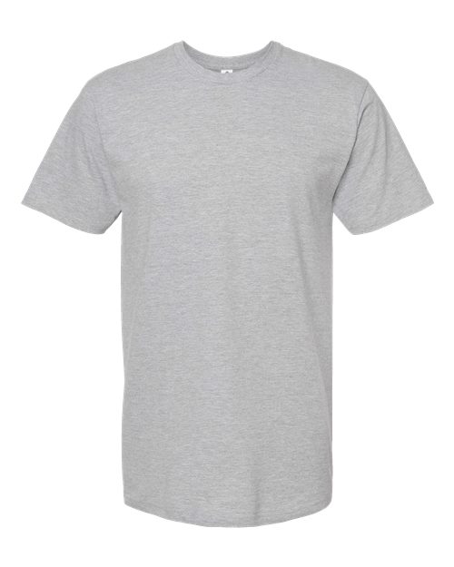 Unisex Heavyweight Jersey T-Shirt - Heather Grey Front