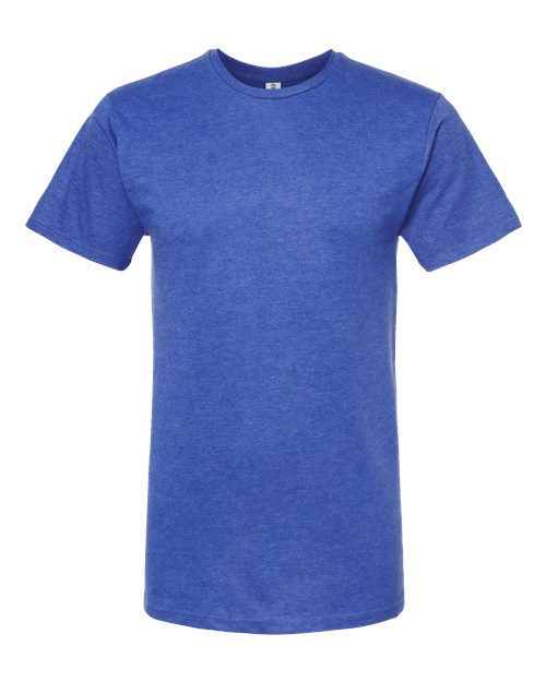 Unisex Heavyweight Jersey T-Shirt - Heather Royal Front