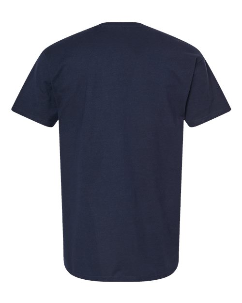 Unisex Heavyweight Jersey T-Shirt - Navy Back