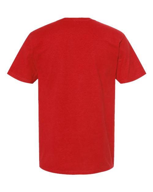 Unisex Heavyweight Jersey T-Shirt - Red Back