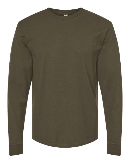 Unisex Heavyweight Jersey Long Sleeve T-Shirt - Grape Leaf Front