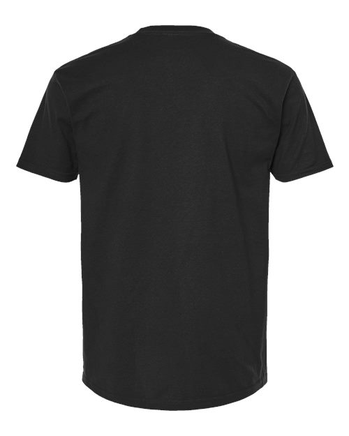 Unisex Heavyweight Jersey Pocket T-Shirt - Black Back