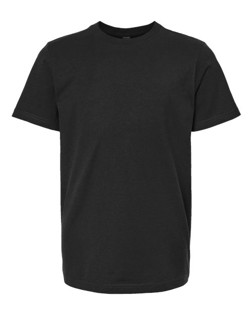 Youth Heavyweight Jersey T-Shirt - Black Front