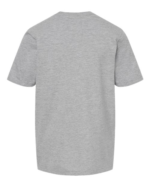 Youth Heavyweight Jersey T-Shirt - Heather Grey Back