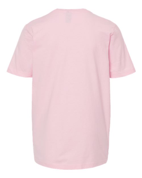 Youth Heavyweight Jersey T-Shirt - Light Pink Back
