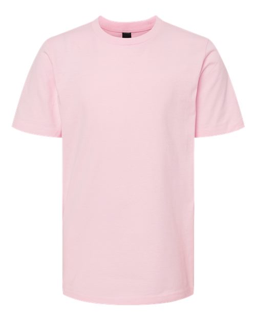 Youth Heavyweight Jersey T-Shirt - Light Pink Front