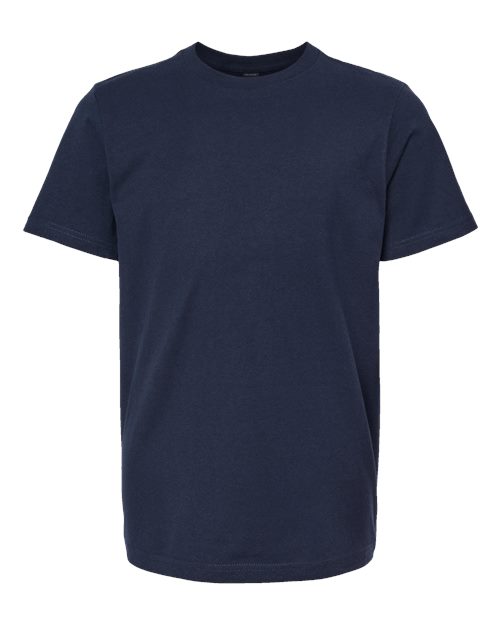 Youth Heavyweight Jersey T-Shirt - Navy Front