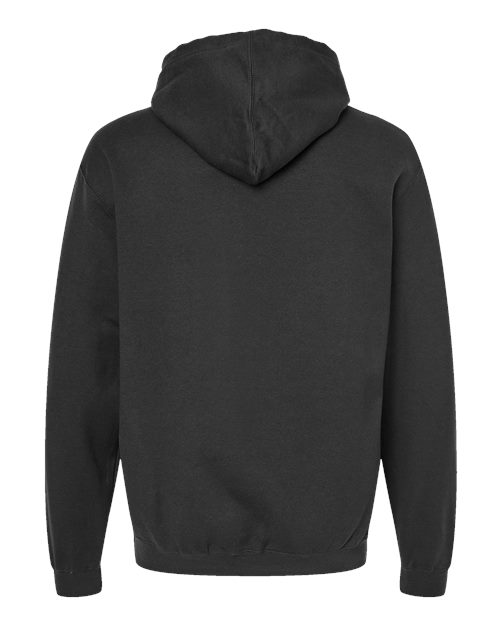Unisex Fleece Hooded Sweatshirt - Black Back