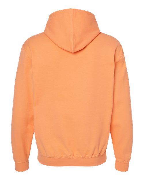 Unisex Fleece Hooded Sweatshirt - Cantaloupe Back
