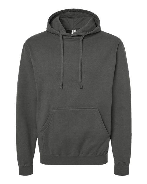 Tultex Unisex Fleece Hooded Sweatshirt - Charcoal Front