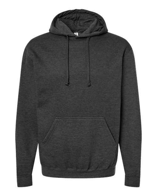 Unisex Fleece Hooded Sweatshirt - Heather Graphite Front