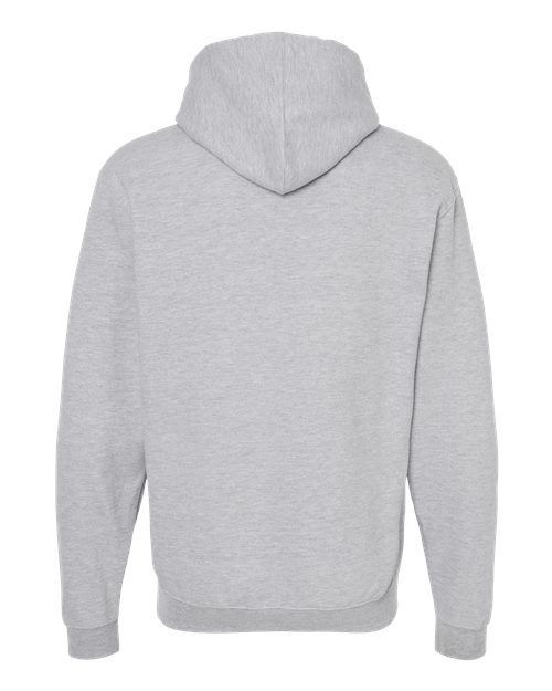 Unisex Fleece Hooded Sweatshirt - Heather Grey Back