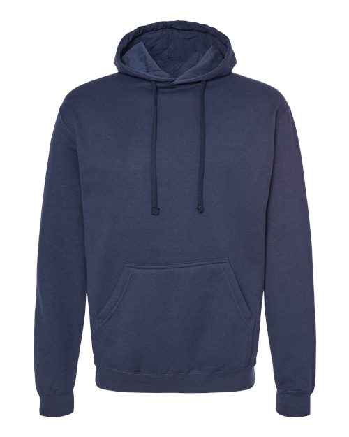 Unisex Fleece Hooded Sweatshirt - Navy Front