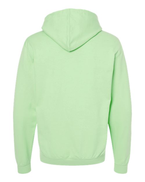 Unisex Fleece Hooded Sweatshirt - Neo Mint Back