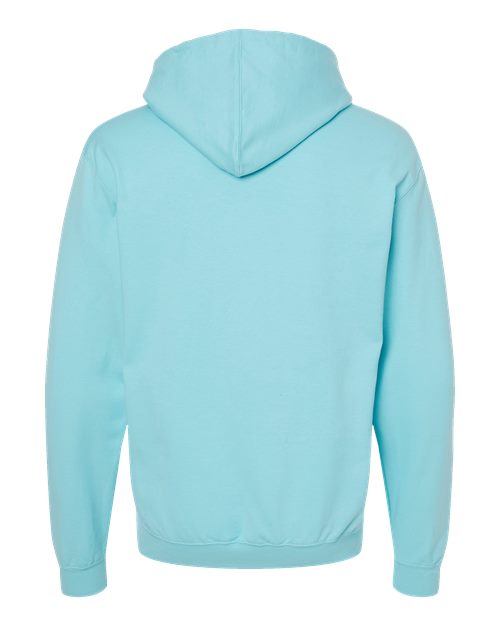Unisex Fleece Hooded Sweatshirt - Purist Blue Back