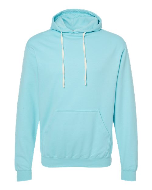 Unisex Fleece Hooded Sweatshirt - Purist Blue Front