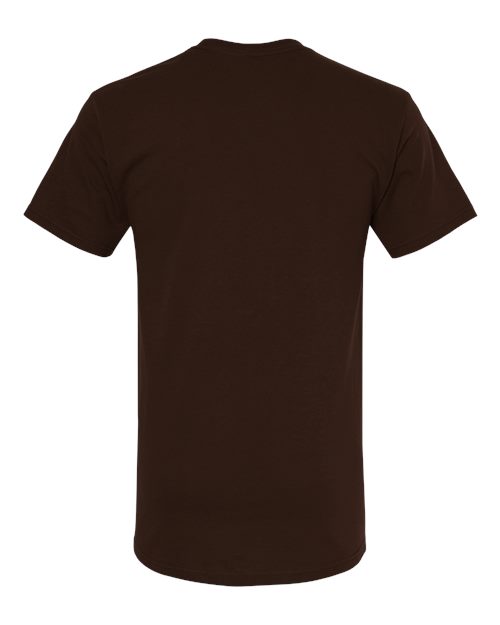 Men's Gold Soft Touch T-Shirt - Chocolate Back