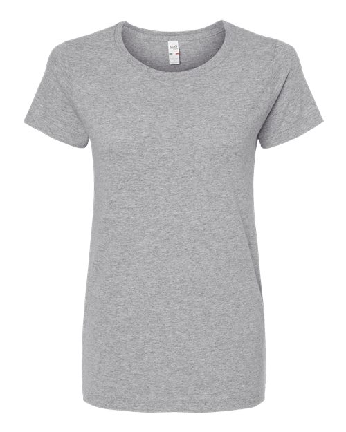 Women's Gold Soft Touch T-Shirt - Athletic Grey Front
