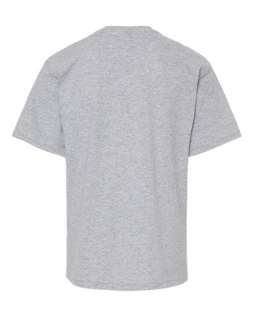 Youth Gold Soft Touch T-Shirt - Athletic Grey Back