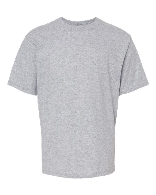 Youth Gold Soft Touch T-Shirt - Athletic Grey Front