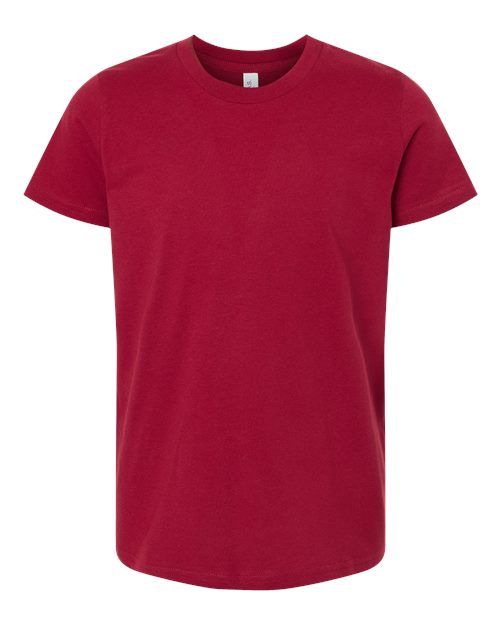 Youth Jersey Tee - Cardinal Front