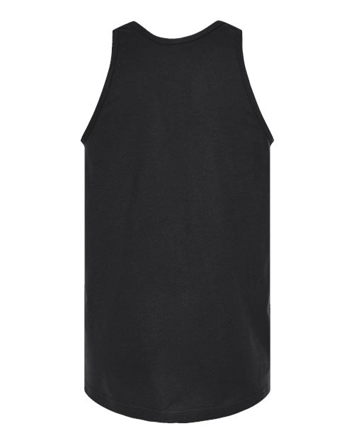 Unisex Fine Jersey Tank Top - Black Back