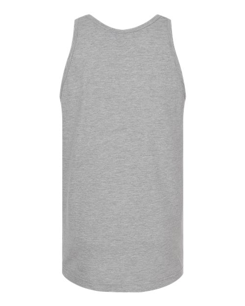Unisex Fine Jersey Tank Top - Heather Grey Back