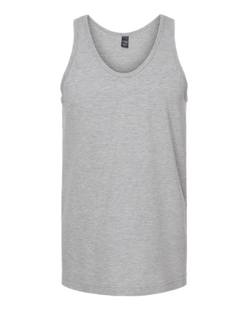 Unisex Fine Jersey Tank Top - Heather Grey Front