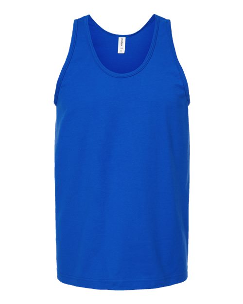 Unisex Fine Jersey Tank Top - Royal Front