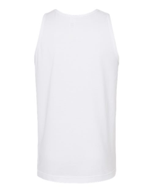 Unisex Fine Jersey Tank Top - White Back