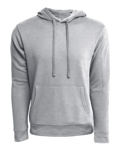 Unisex Laguna Sueded Hoodie Sweatshirt - Heather Grey Front