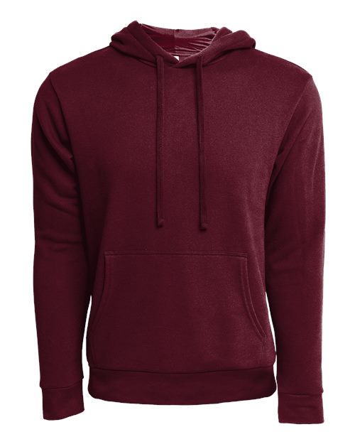 Unisex Laguna Sueded Hoodie Sweatshirt - Maroon Front
