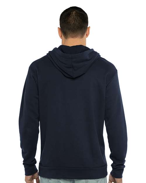 Unisex Laguna Sueded Hoodie Sweatshirt - Midnight Navy Back