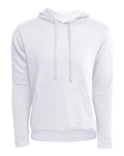 Unisex Laguna Sueded Hoodie Sweatshirt - White Front
