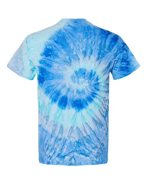 Unisex Multi-Color Tie-Dyed T-Shirt - Blue Jerry Back