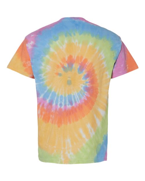Unisex Multi-Color Tie-Dyed T-Shirt - Eternity Back