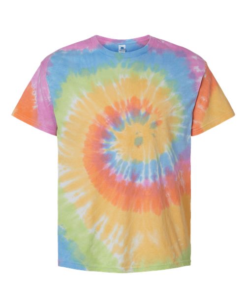 Unisex Multi-Color Tie-Dyed T-Shirt - Eternity Front