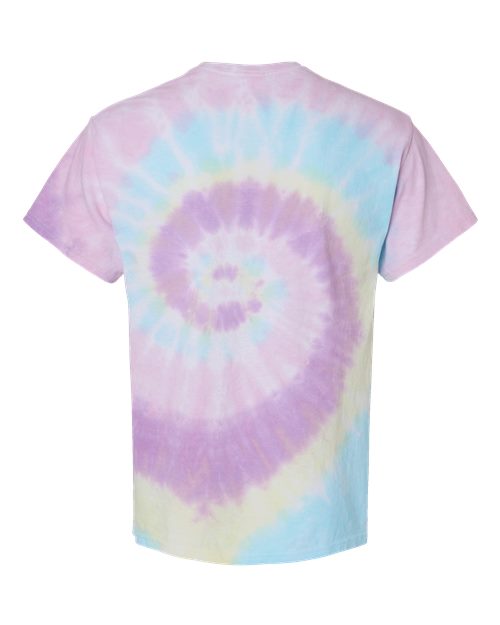 Unisex Multi-Color Tie-Dyed T-Shirt - Jellybean Back