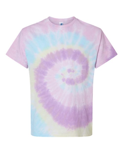 Unisex Multi-Color Tie-Dyed T-Shirt - Jellybean Front