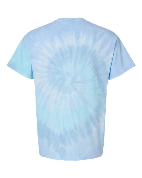 Unisex Multi-Color Tie-Dyed T-Shirt - Lagoon Back